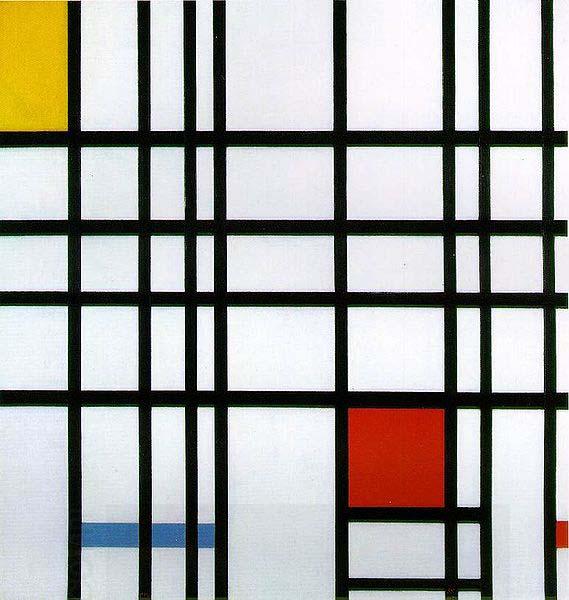 Piet Mondrian Piet Mondrian, Composition with Yellow, Blue, and Red